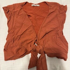 Abercrombie & Fitch Rust Crop Top